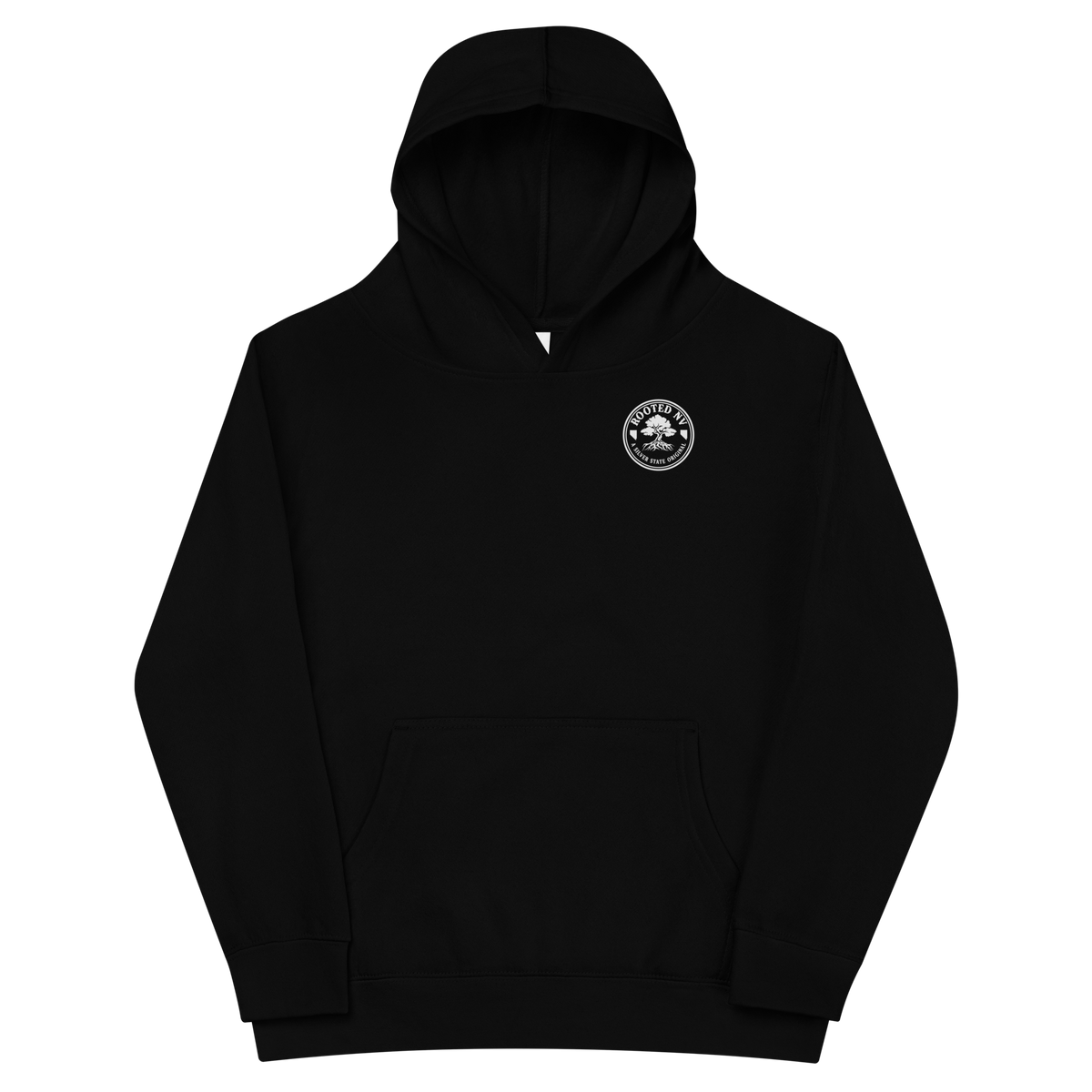 Youth Ichthyosaur Fossil Graphic Hoodie - Soft Unisex Fleece Pullover designed for outdoor adventures, school days, and casual wear.