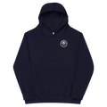 Youth Nevada Bluebird Graphic Hoodie - Soft Unisex Fleece Pullover, back view