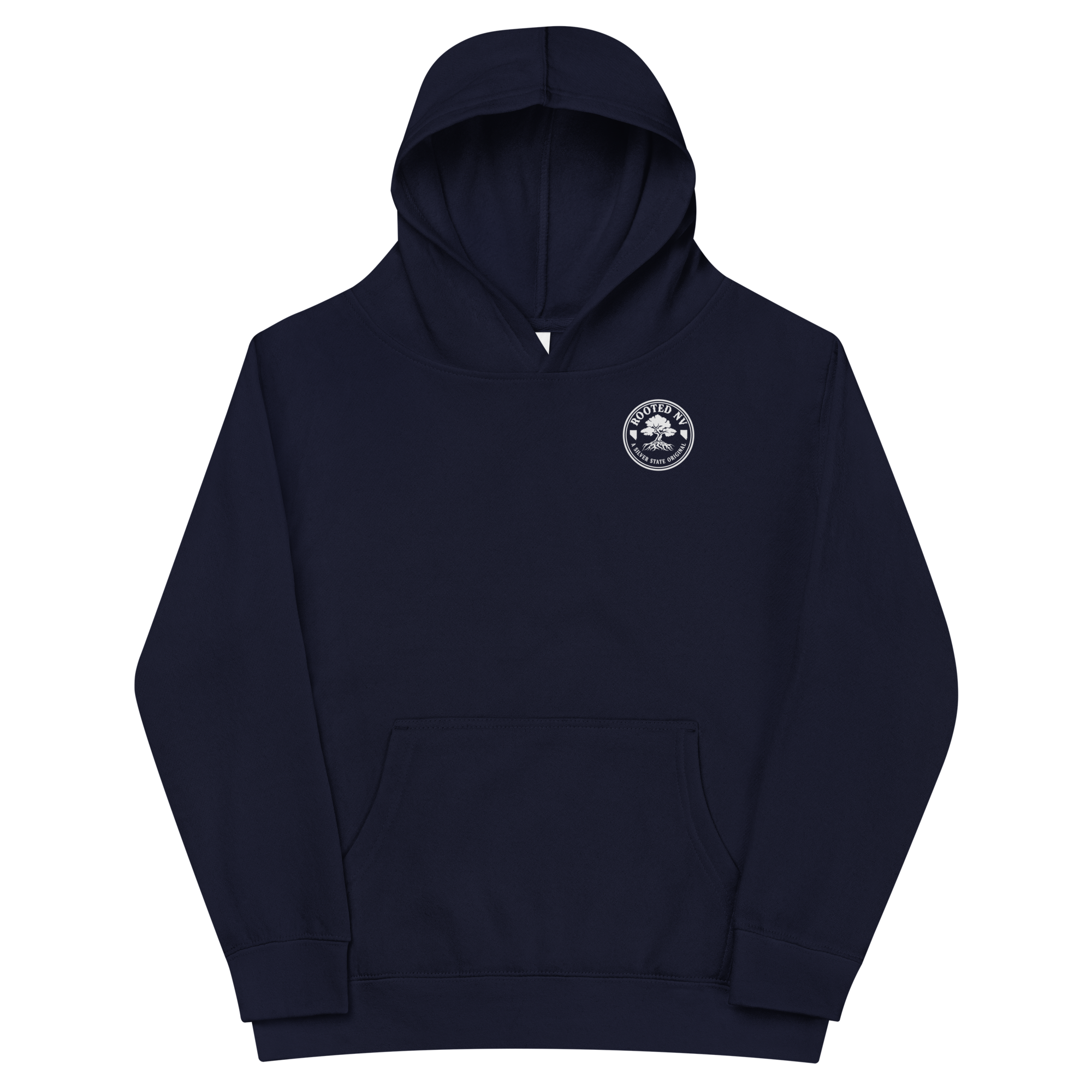 Youth Ichthyosaur Fossil Graphic Hoodie - Soft Unisex Fleece Pullover with durable construction and a comfortable unisex fit for kids.