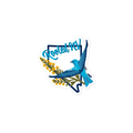 Nevada Bluebird Durable Weather Resistant Decal featuring a bluebird, wildflowers, and Rooted NV design; Nevada Bluebird Decal sticker