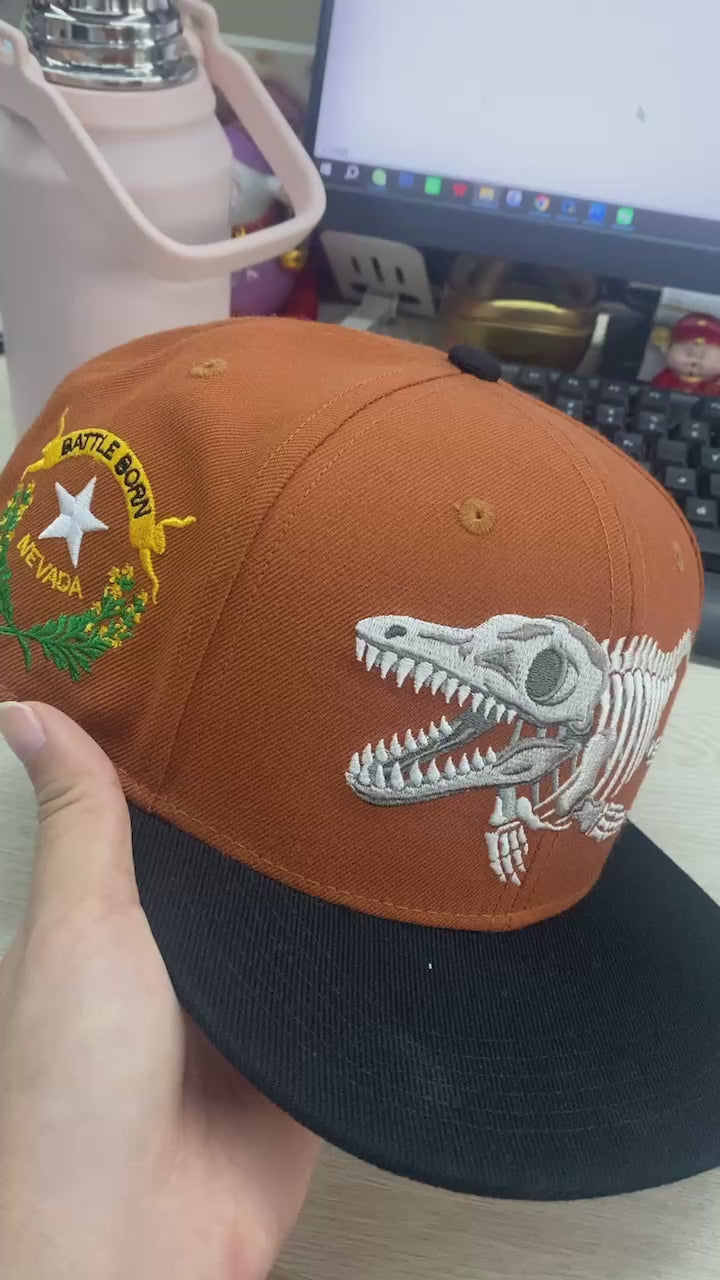 Commemorative Nevada Day Ichthyosaur Limited Edition Custom Snapback (Pre-Order)