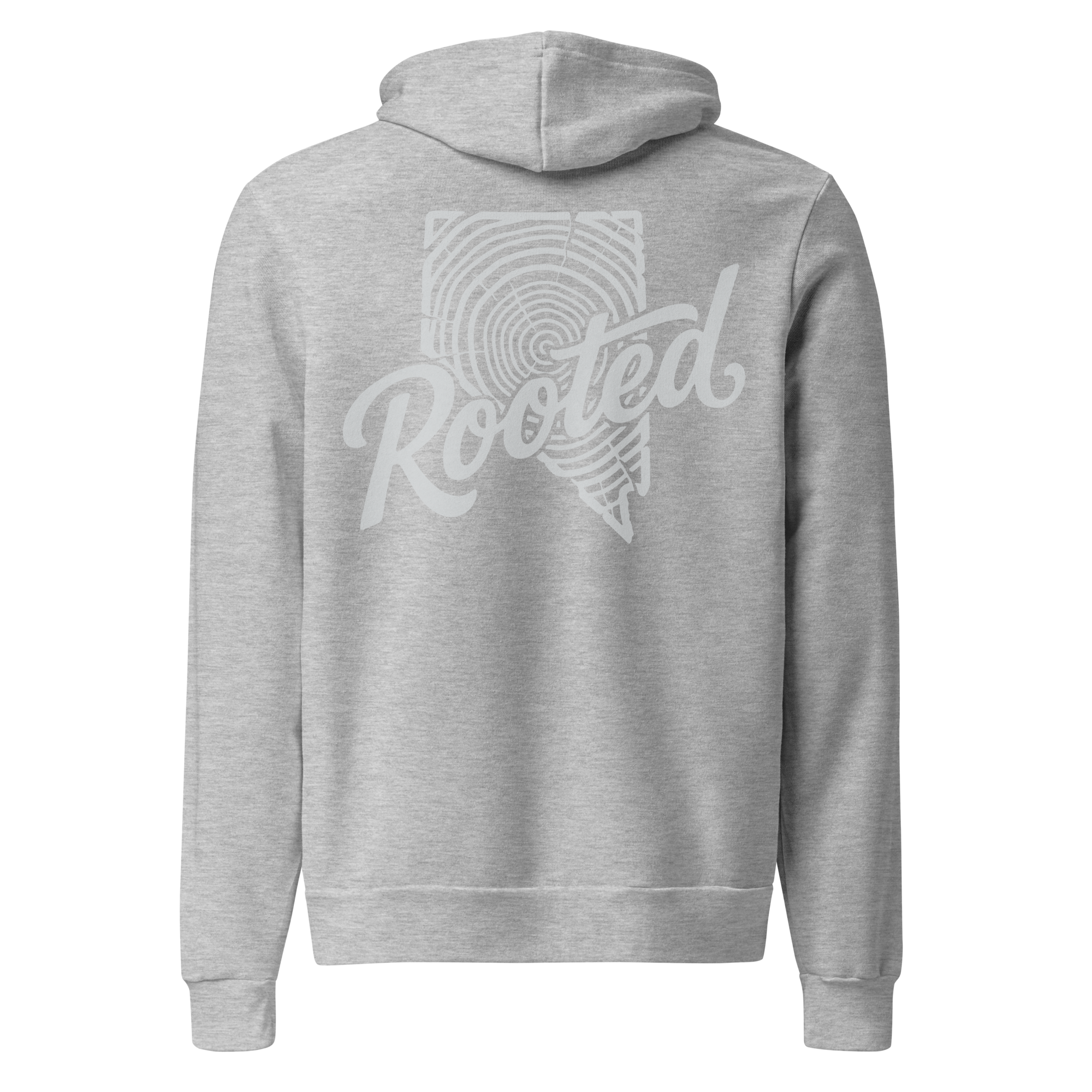 Rooted Nevada Tree Ring Graphic Hoodie - Soft Unisex Fleece Pullover product showcase