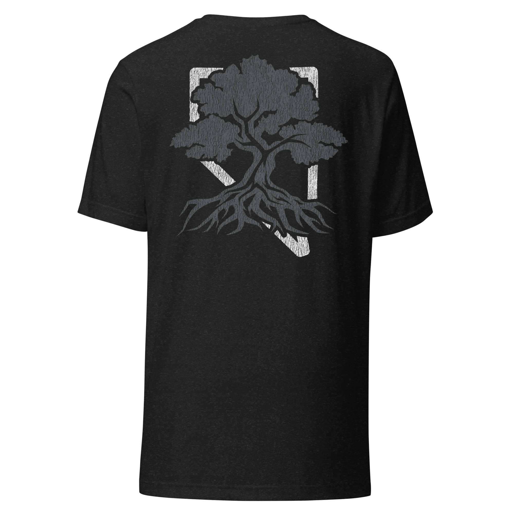 Rooted NV Vintage Logo Graphic Tee soft cotton fabric detail