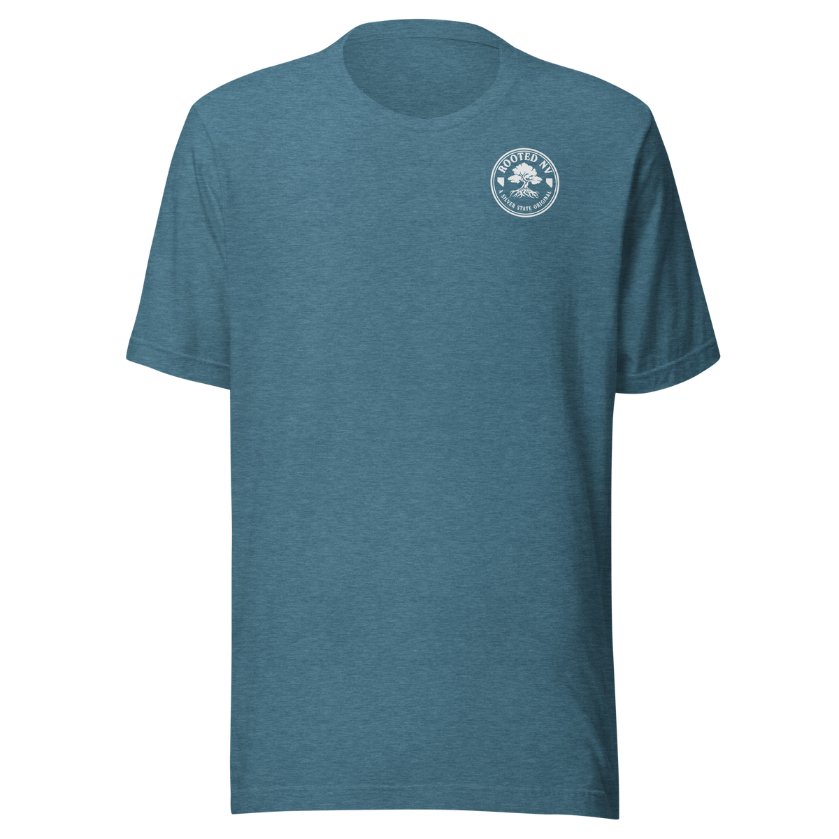 Men's Chillin' Tahoe graphic tee displayed from the back, made with soft combed and ring-spun cotton