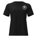 Women's Nevada Day Of The Dead Tee in black with a relaxed crew neck and Rooted NV logo on the front