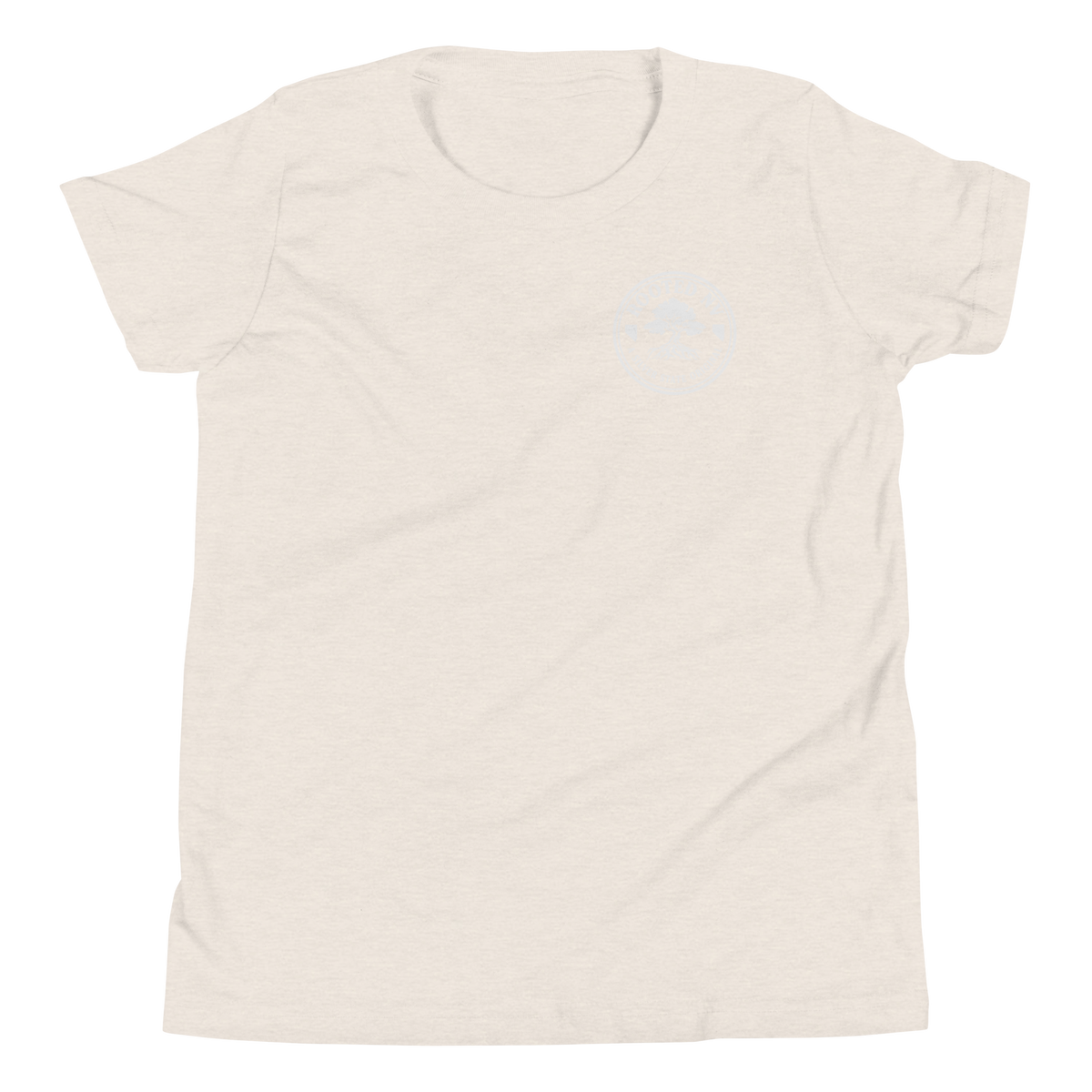 Youth Nevada Bluebird Graphic Tee – Soft Cotton,Relaxed Fit in off-white with subtle Rooted NV chest logo