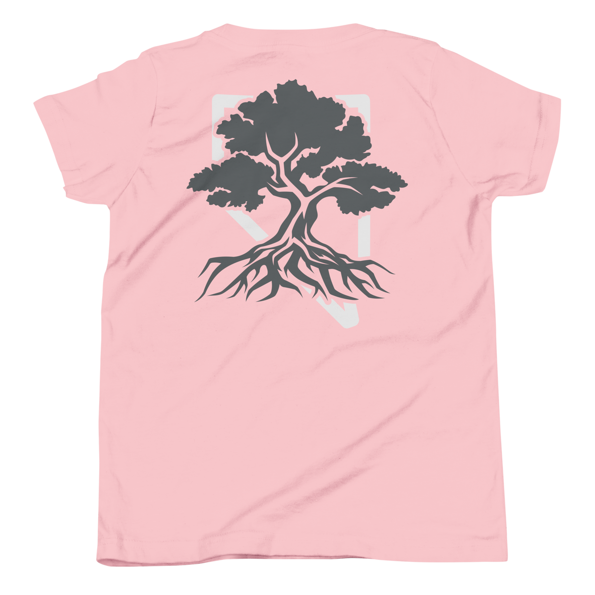Youth Rooted NV Logo Graphic Tee - Soft Relaxed Fit, unique Rooted NV logo graphic